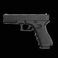Modern Black G17 Pistol From Austria With 9x19 Caliber And Tactical Design