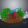 Game Environment Game Scene Fairy Tale Scene Fairy Tale Magic Scene Magic Item Fantasy Scene 3d model