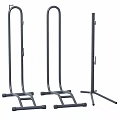 Modern Metal Decorative Ornament Display Set With Varied Stands For Home Decor