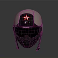 Tactical Weapon Helmet Featuring Red Star Logo Black Goggles And Nishiki Brand Straps