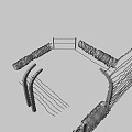 Barbed Wire 3d model