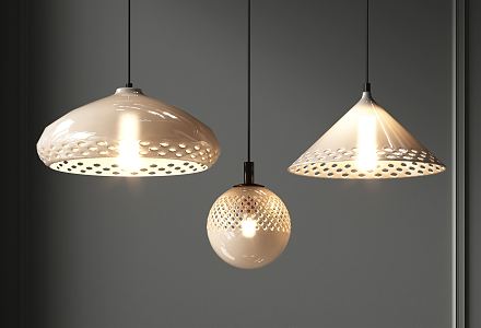 Modern chandelier 3d model