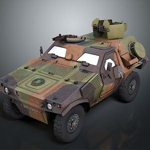 Bulletproof Car Armed Jeep Armed Car Armed Bulletproof Car Military Jeep Off-road Jeep Humvee 3d model