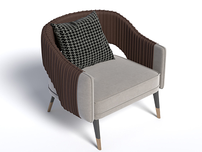 Modern Single Sofa Simple Single Sofa Chair model