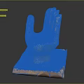Artistic Hand Shaped Stone Sculpture With Square Textured Base As Decorative Art Piece