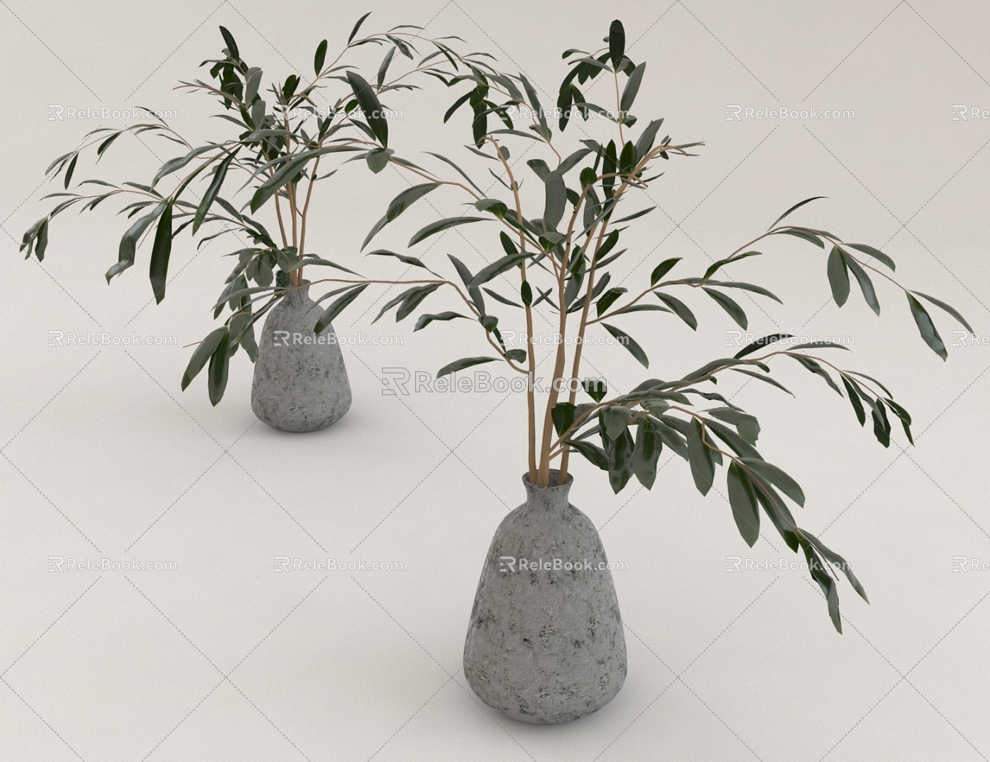 potted plant model