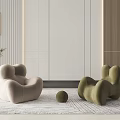 Modern Lazy Sofa 3d model