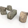 Various Styles Military Green Canvas Daily Use Bags With Straps And Pockets