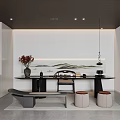 Modern Basement Simple Basement 3d model