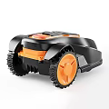 Modern jewelry ornaments combination robot lawn mower WORX plot 3d model