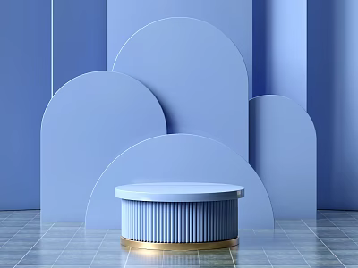 Modern E-commerce Background General Geometry E-commerce Background 3d model