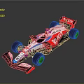 Alfa Romeo Formula 1 Race Car With Red White Blue Livery And Aerodynamic Design Features