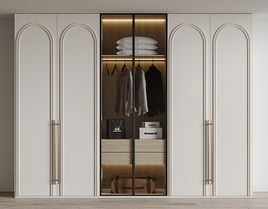 French wardrobe 3d model