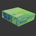Carsons Blue Box Packaging For Gauze Pads With Product Label And Design Details