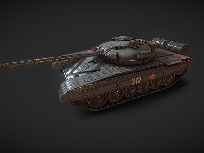 Virtual game tank model