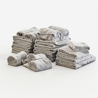 Modern towel 3d model