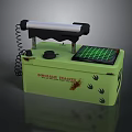 Shock Rat Trap With Green Case Paw Prints White Roller And Grid Platform