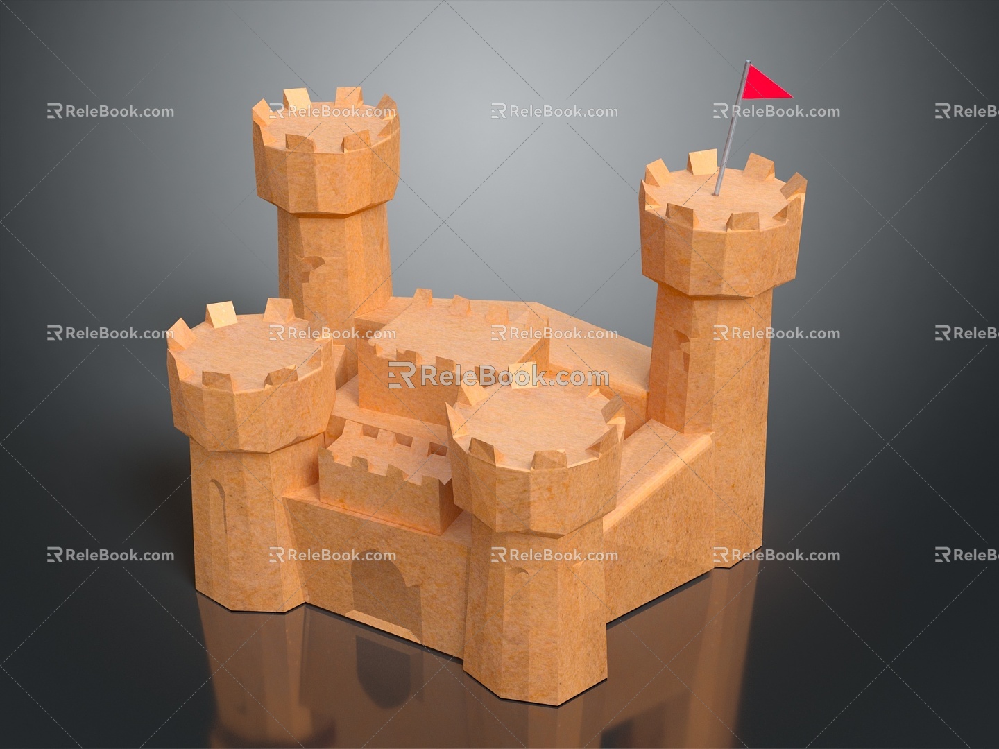 Modern House Ancient Desert House Desert House Desert House Desert Building 3d model