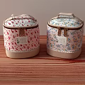 Stylish Jewelry Storage Boxes With Floral Patterns In Pastel Colors For Accessories