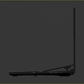 Futuristic Gaming Laptop With Illuminated Screen RGB Keyboard And Sleek Design