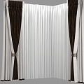 Modern Curtains 3d model