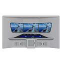 Advanced Ship Bridge Control System with Multiple Displays and Ocean View