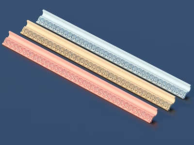 Jane European carved lines 3d model