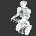 Restaurant Robot Service Robot Home Robot 3d model