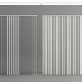 Modern White Venetian Blinds with Vertical and Horizontal Slats for Home Window
