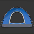 Marmot Blue Outdoor Camping Tent with Open Dome Design and Spacious Interior Space