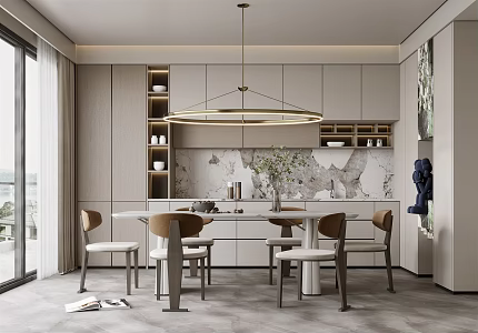 Modern Restaurant 3d model