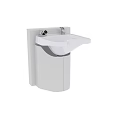 Medical Equipment White Washbasin With Faucet Size W 55 D 65 H 72 Cm
