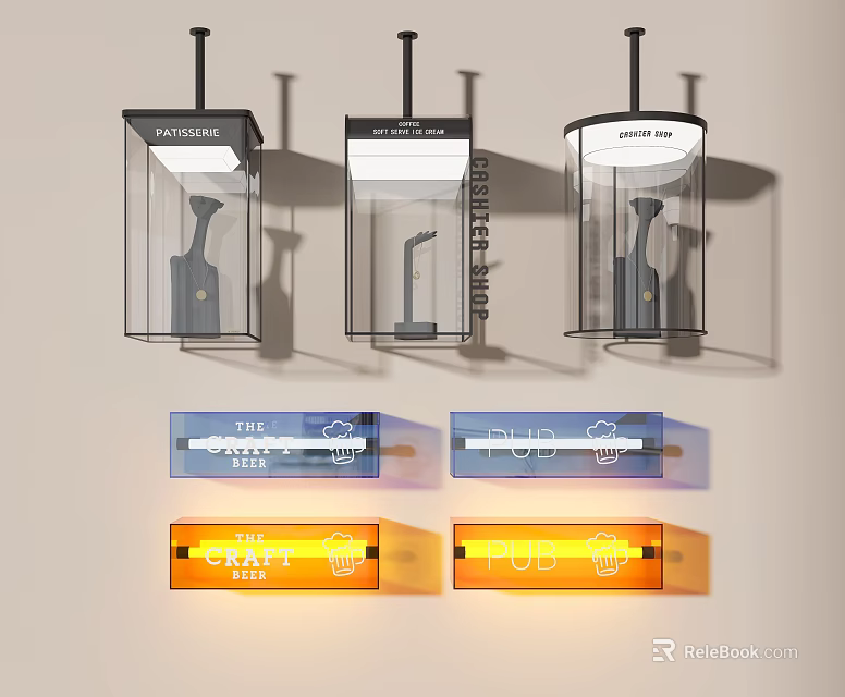 Road Infrastructure With Traffic Lights Directional Signs And Safety Indicators 3d model 