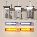 Road Infrastructure With Traffic Lights Directional Signs And Safety Indicators