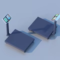 Household Electronic Scales with Digital Display Stand and Platform Design for Daily Use