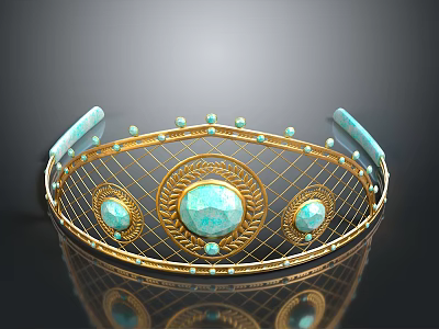 High Quality Hardware Tools With Ornate Metal Details And Durable Construction 3d model