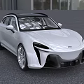 Modern White Car With Black Roof Sleek Design And Stylish Alloy Wheels Exterior