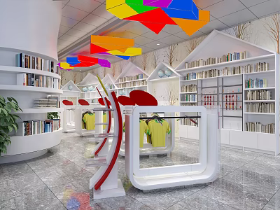 Modern Stationery Store 3d model Modern Stationery Store 3d model