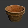 Garden Decoration Terracotta Pot With Intricate Carved Patterns And Rustic Appeal