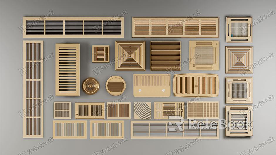 Modern air outlet model