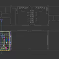Elegant Spacious Modern Office With Panoramic City View And Functional Work And Lounge Areas