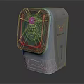 Modern Toon Washing Machine Black Sleek Design with Digital Display LED Lights and Smart Features