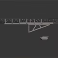 Movable Metal Ramp Platform With Guardrails For Event Or Industrial Use