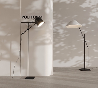 Nordic Art Floor Lamp Italian Style Metal Floor Lamp Light Luxury Creative Floor Lamp 3d model