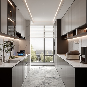 Modern Kitchen 3d model