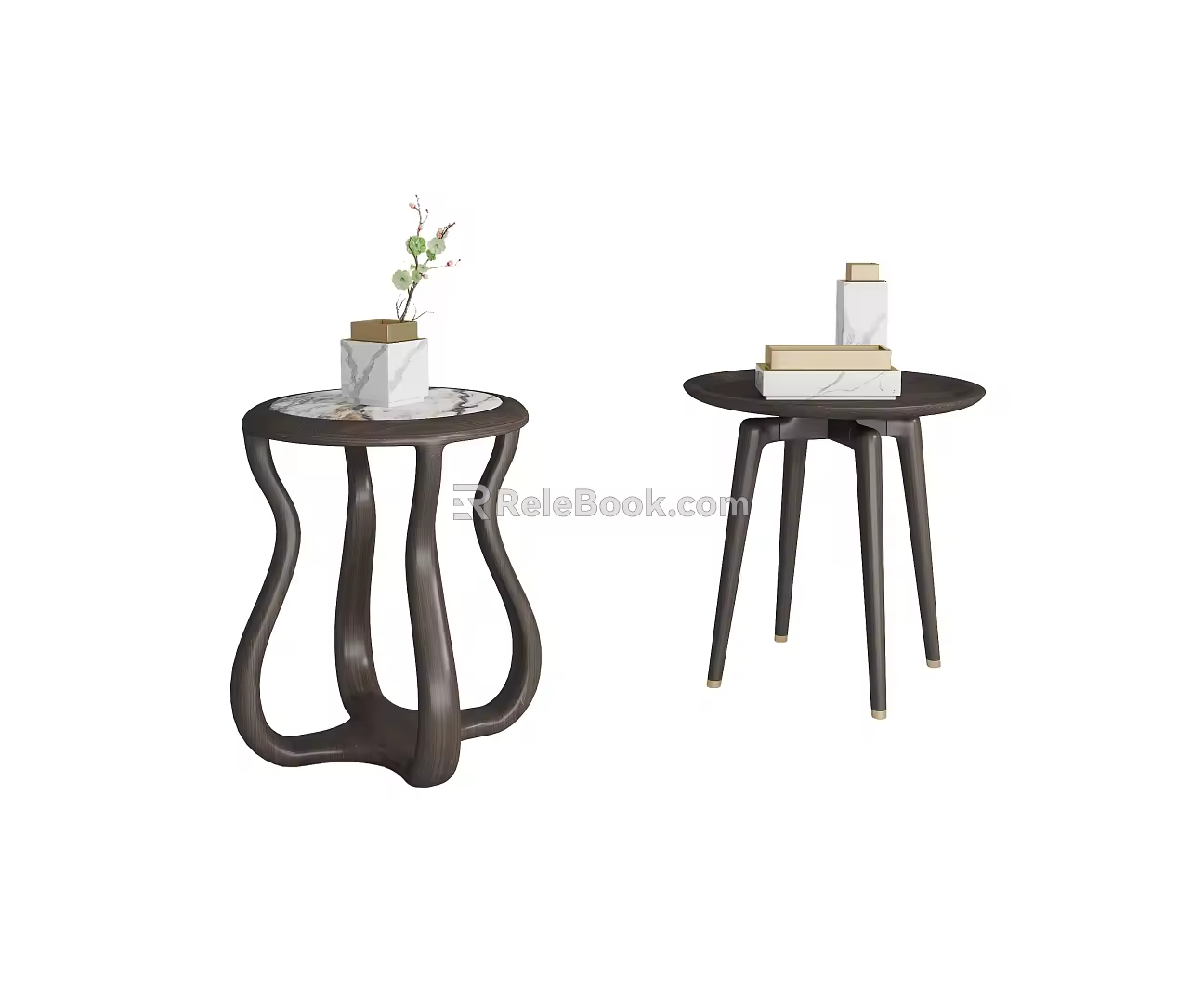 New Chinese style round a few sides a few 3d model