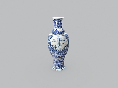 Old ceramic vase 3d model