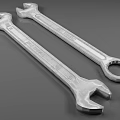 Heavy Duty Industrial Equipment Metal Wrenches With Open End And Box End Design
