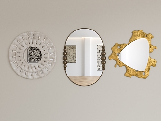 Bathroom mirror Decorative mirror 3d model