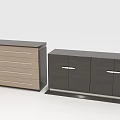 Modern Entrance Hallway Cabinet and Side Console with Drawers and Doors Storage Design